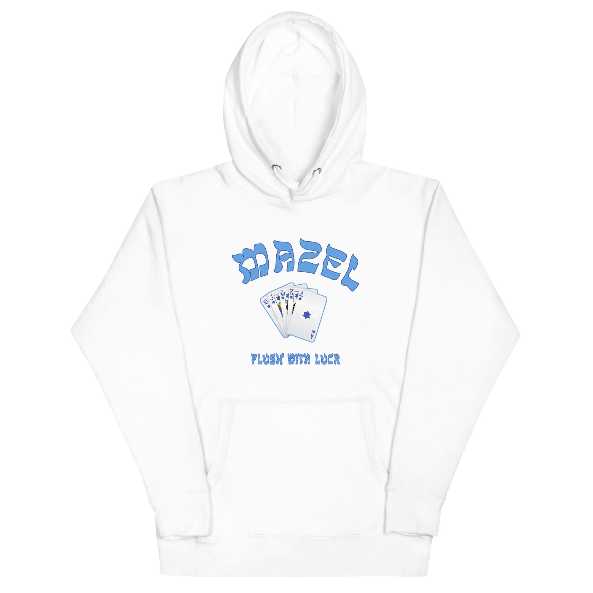 MAZEL Flush With Luck - Premium Unisex Hoodie