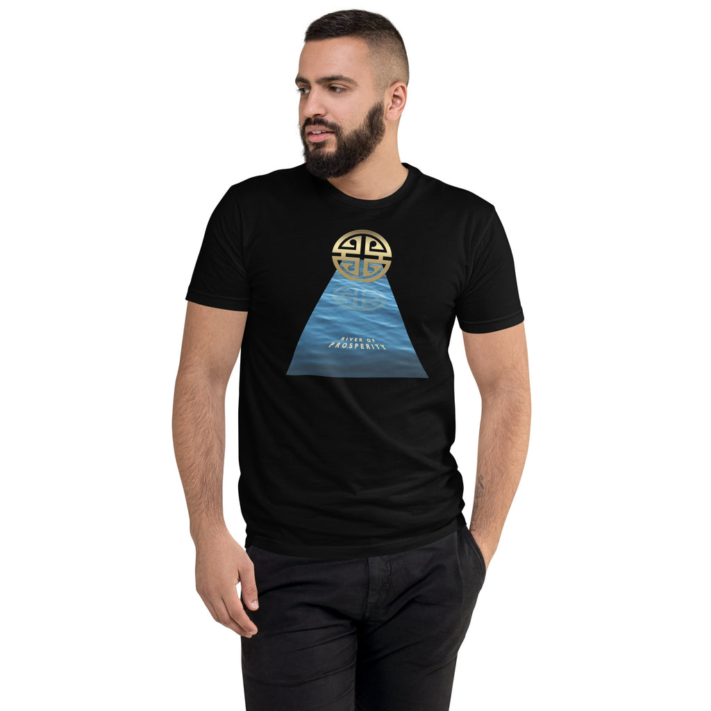 RIVER OF PROSPERITY Men's Short Sleeve Tee