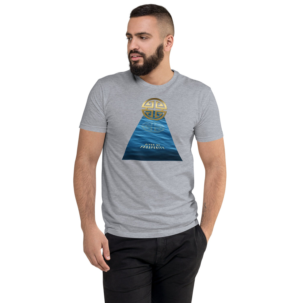 RIVER OF PROSPERITY Men's Short Sleeve Tee