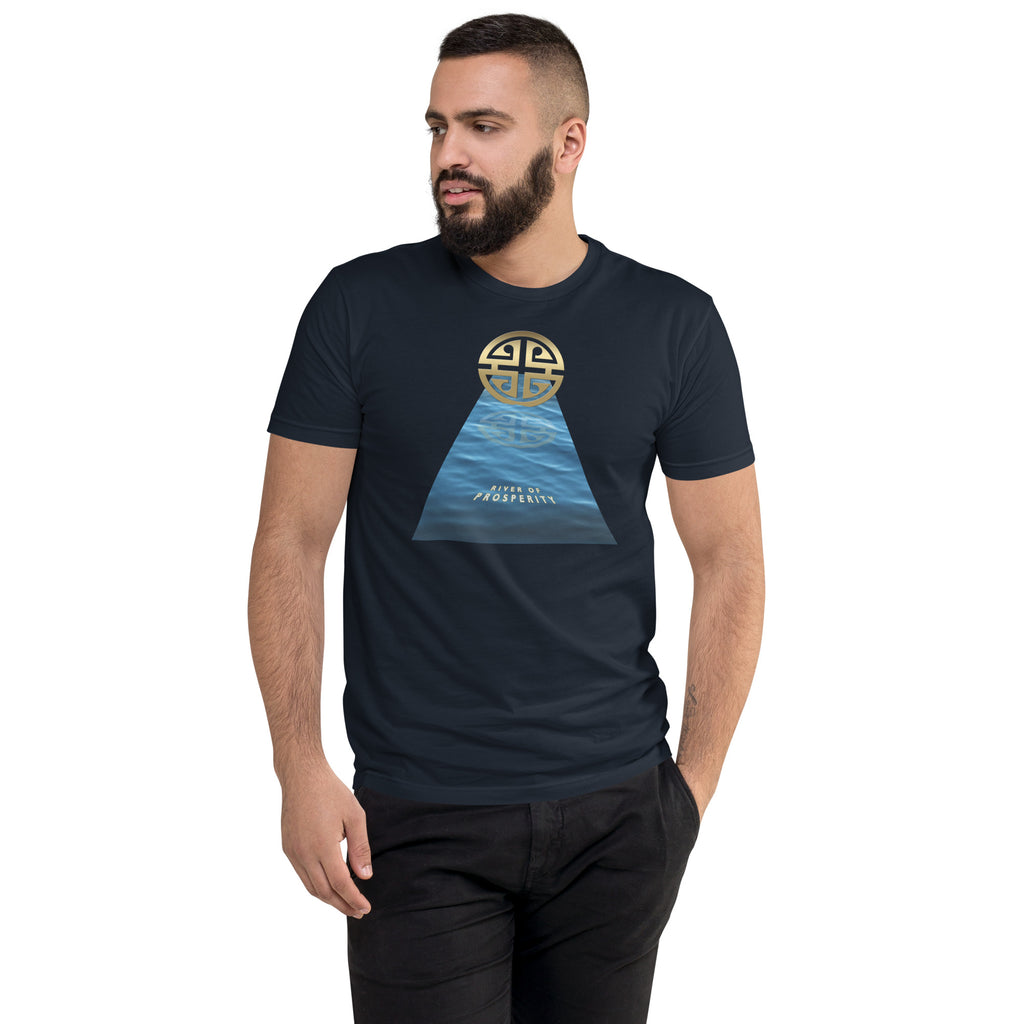 RIVER OF PROSPERITY Men's Short Sleeve Tee