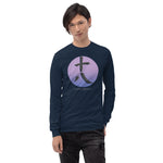 Lucky sacred eighteen men's long sleeve tee in navy.