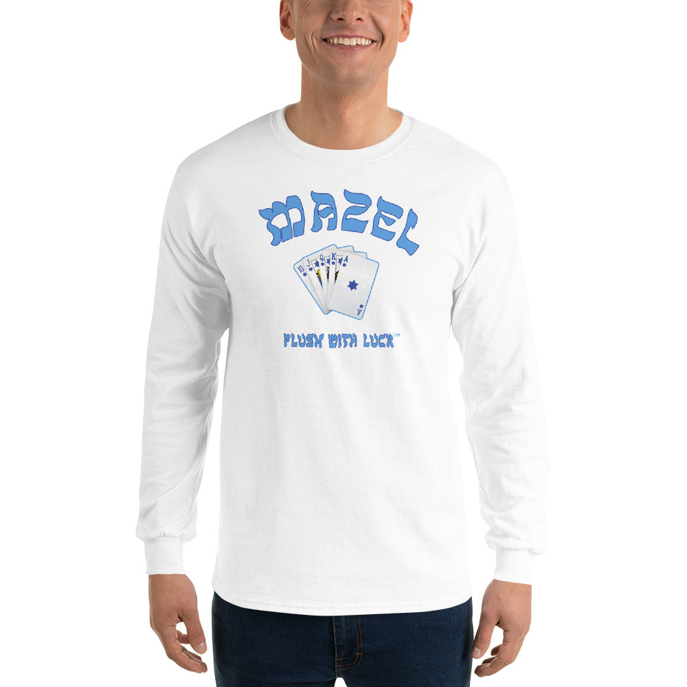 MAZEL FLUSH WITH LUCK Unisex Long Sleeve Tee