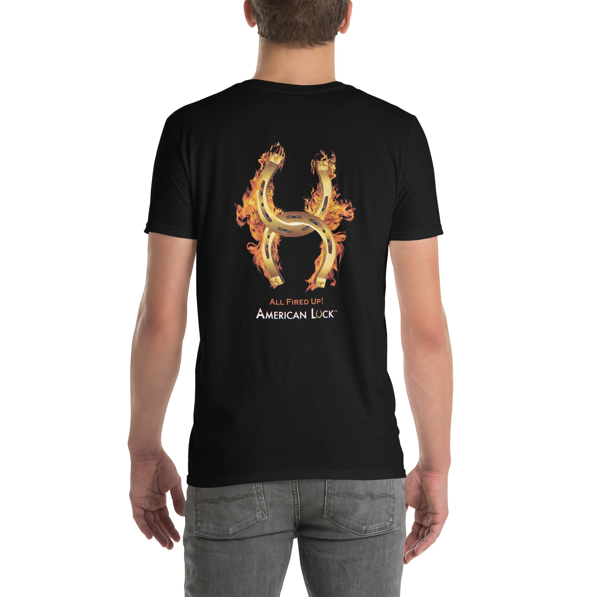 AMERICAN LUCK - Short Sleeve Unisex Tee