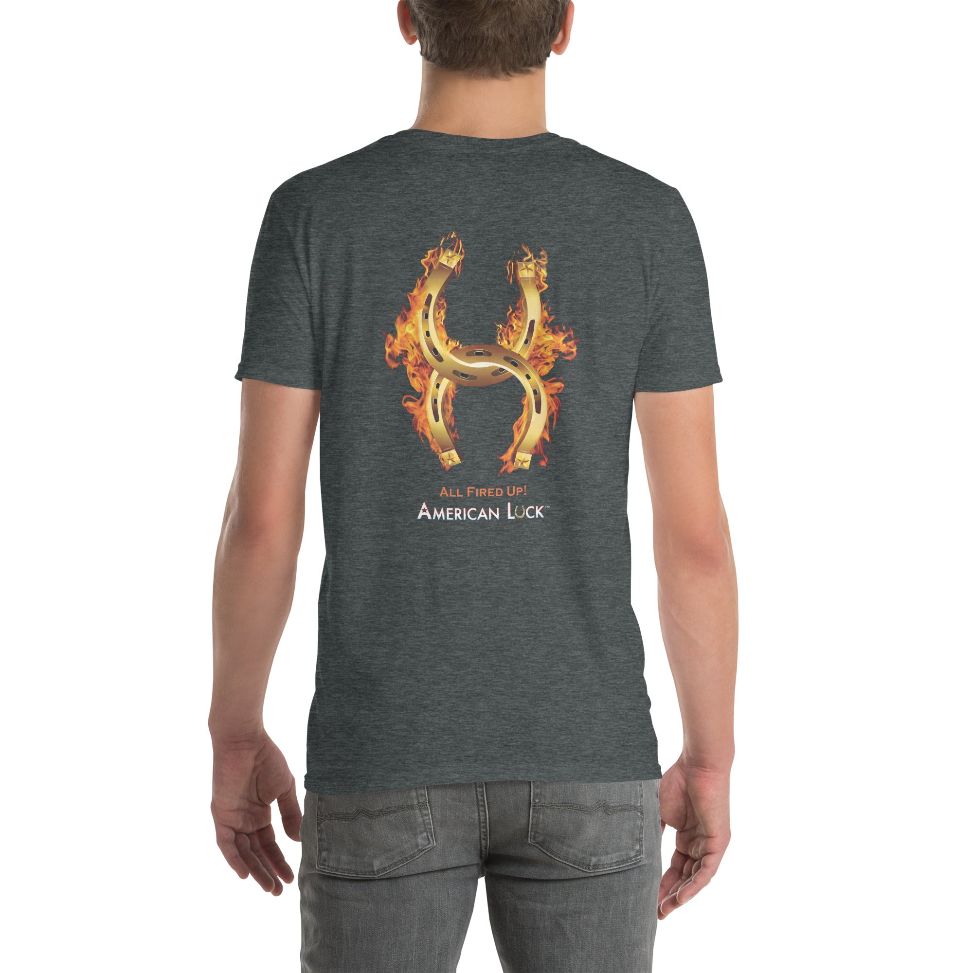 AMERICAN LUCK - Short Sleeve Unisex Tee