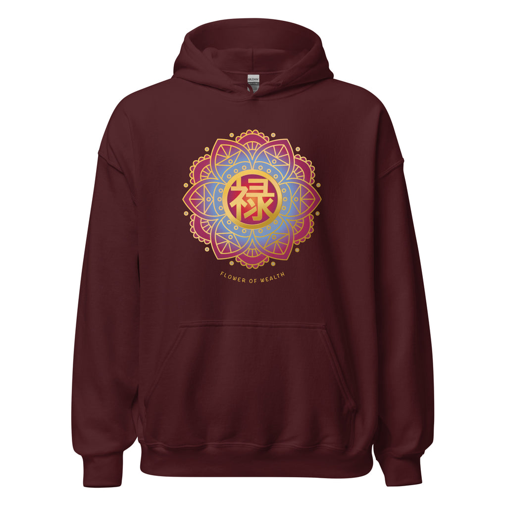 FLOWER OF WEALTH Unisex Hoodie
