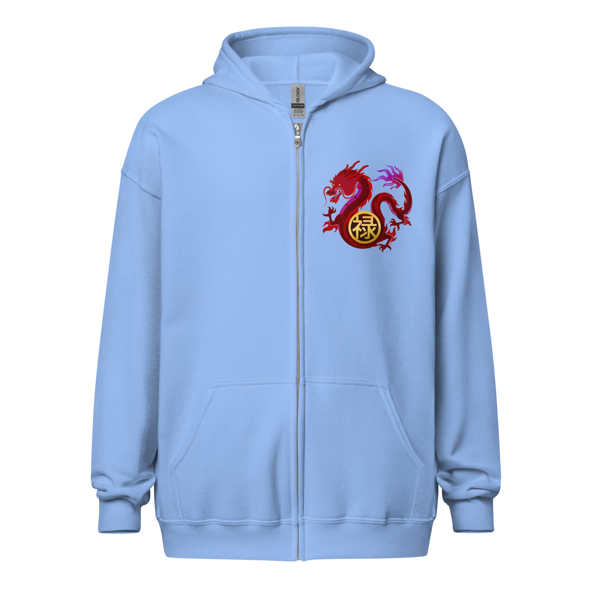 DRAGON OF WEALTH Unisex heavy blend zip hoodie