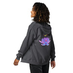 OM LOTUS Unisex heavy blend zip hoodie