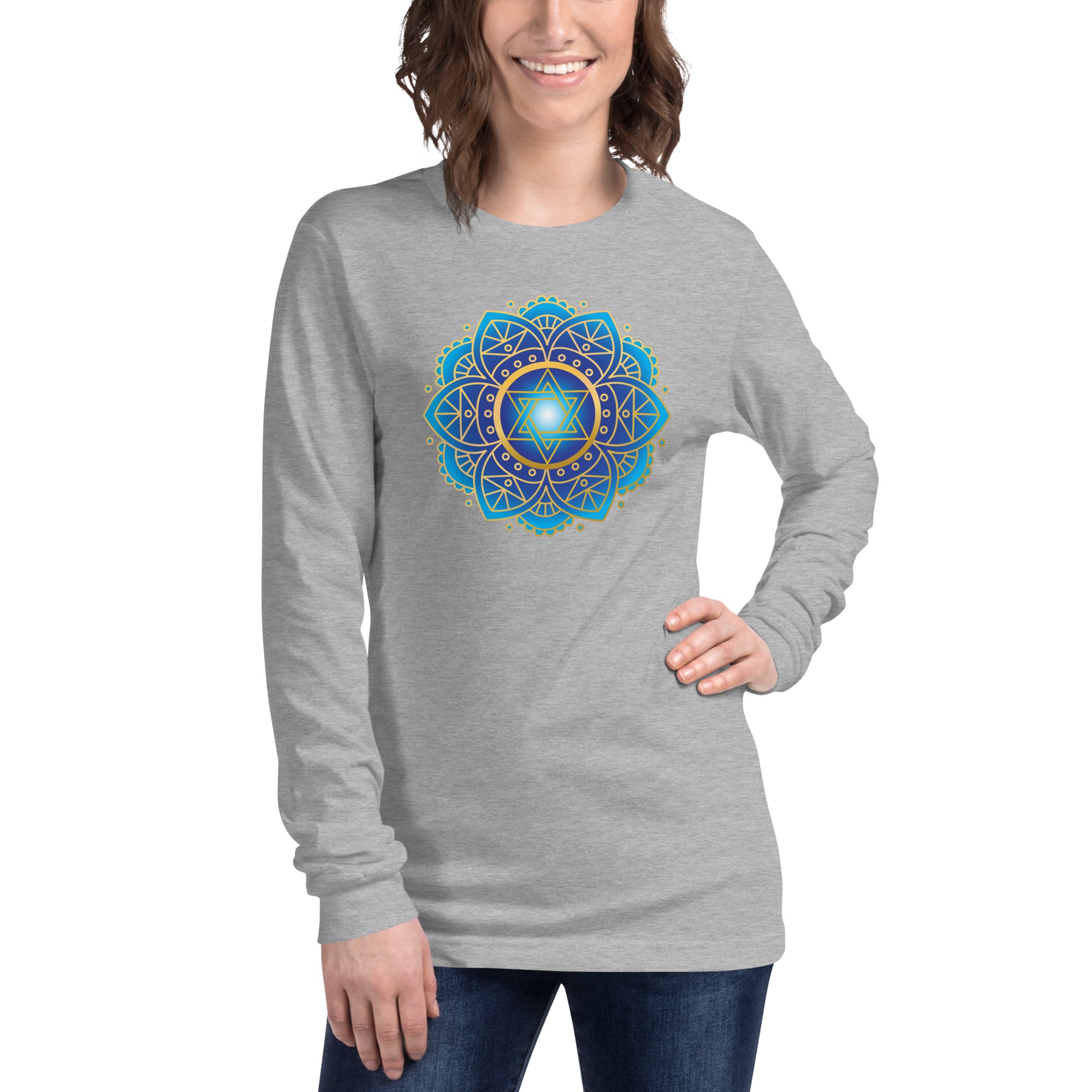STAR OF DAVID FLOWER - Long Sleeve for Women