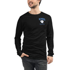 MAZEL FLUSH WITH LUCK Unisex Long Sleeve Tee (2 sides)