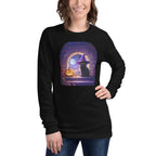 Wizard Kitten on All Hallows Eve - Long Sleeve