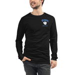 Mazel Flush with Luck Unisex Long Sleeves - Black Heather