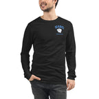 MAZEL FLUSH WITH LUCK Unisex Long Sleeve Tee (2 sides)
