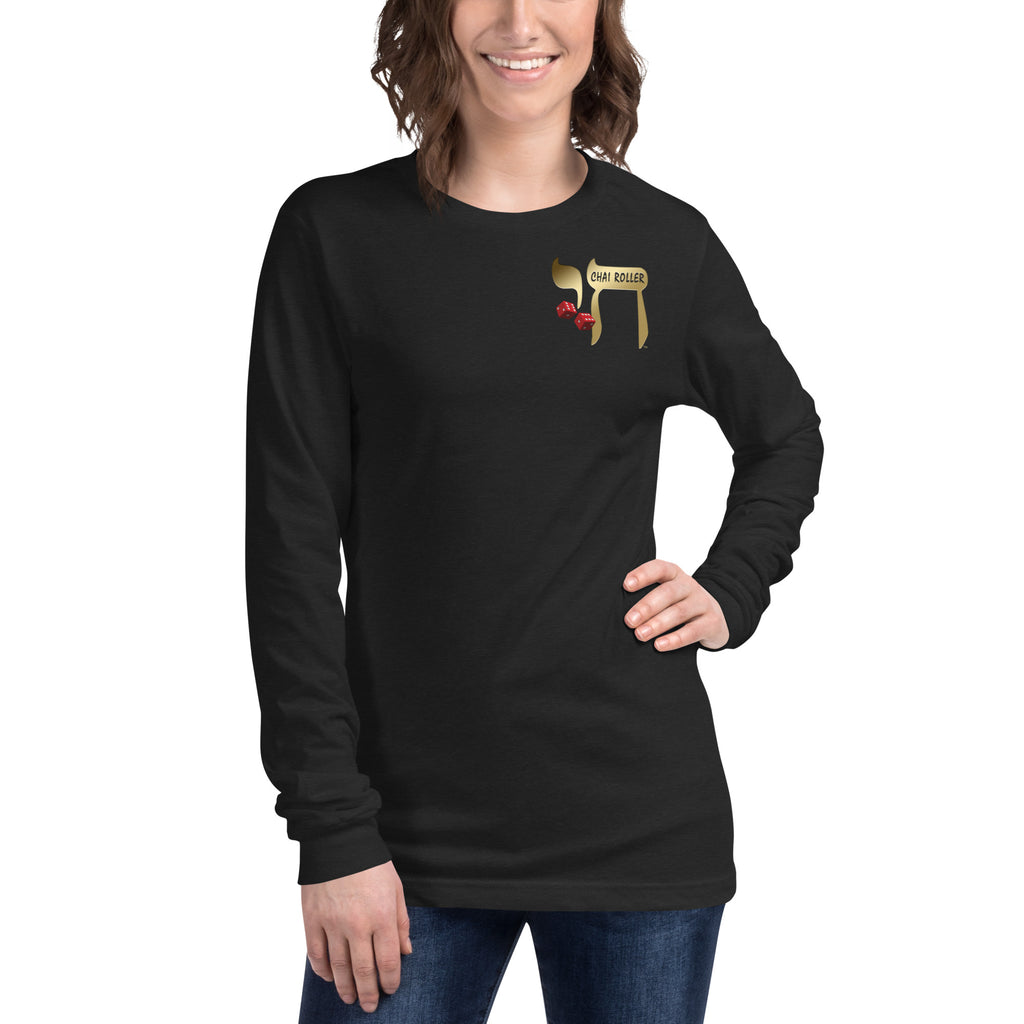 CHAI ROLLER Unisex Long Sleeve Tee (2 sided)