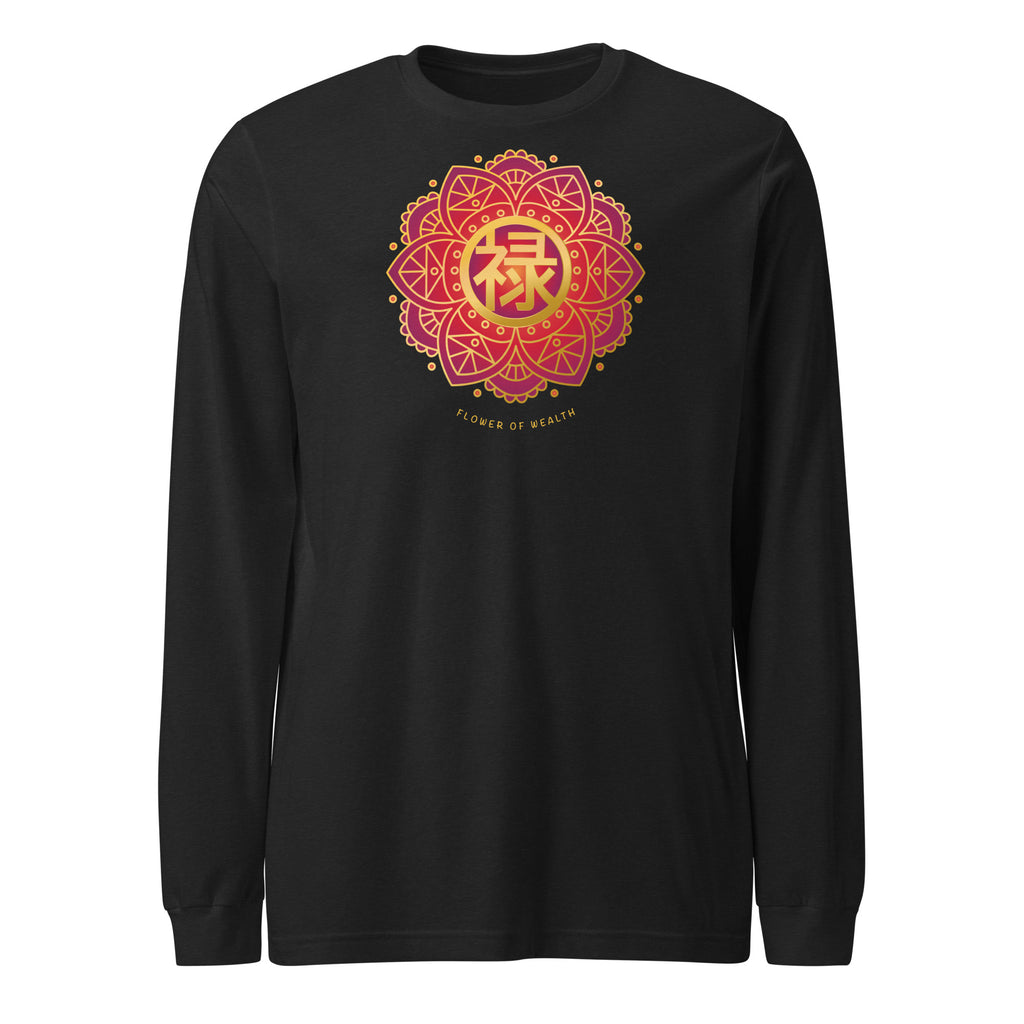 FLOWER OF WEALTH with long sleeves