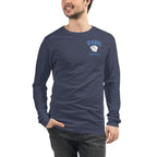 MAZEL FLUSH WITH LUCK Unisex Long Sleeve Tee (2 sides)