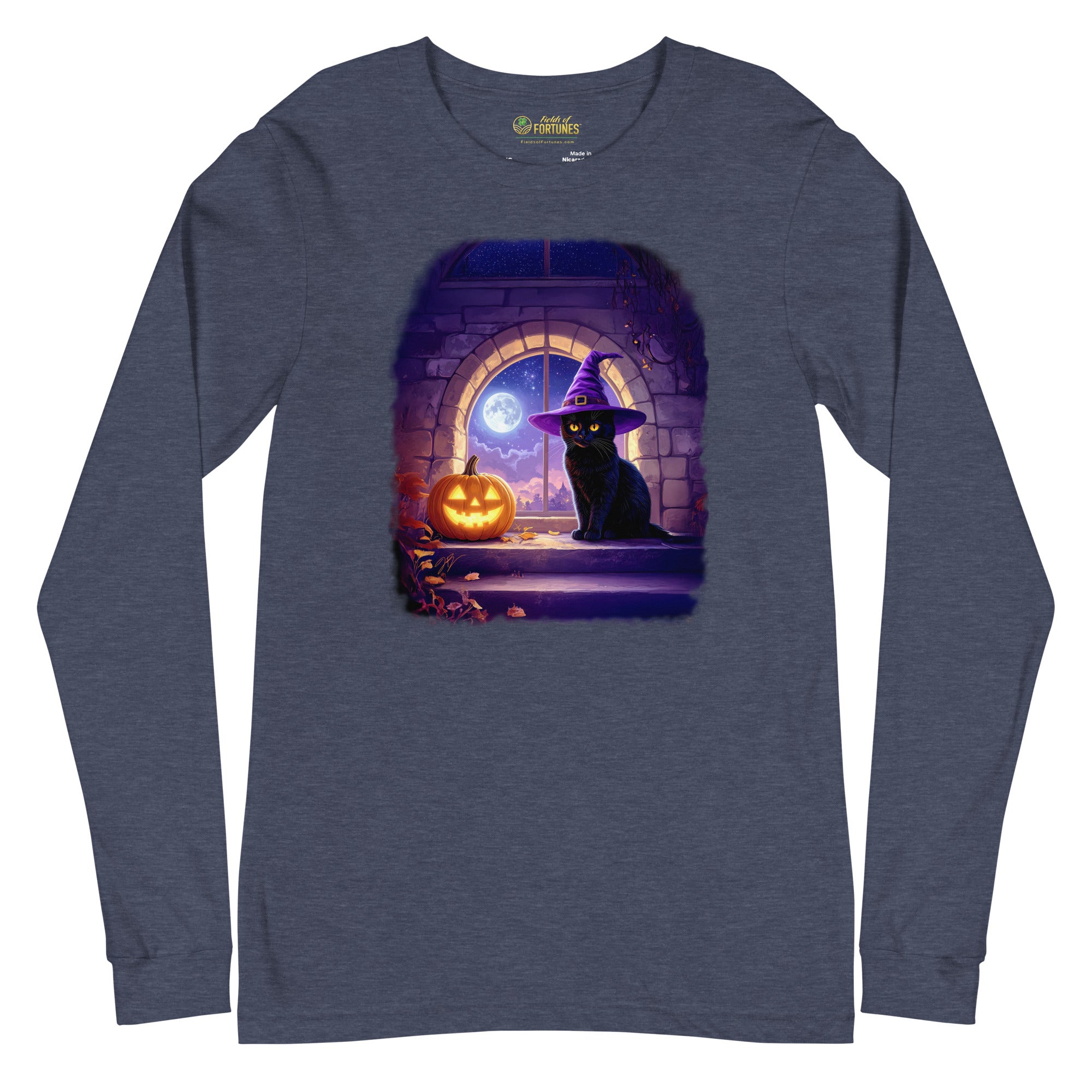 Wizard Kitten on All Hallows Eve - Long Sleeve