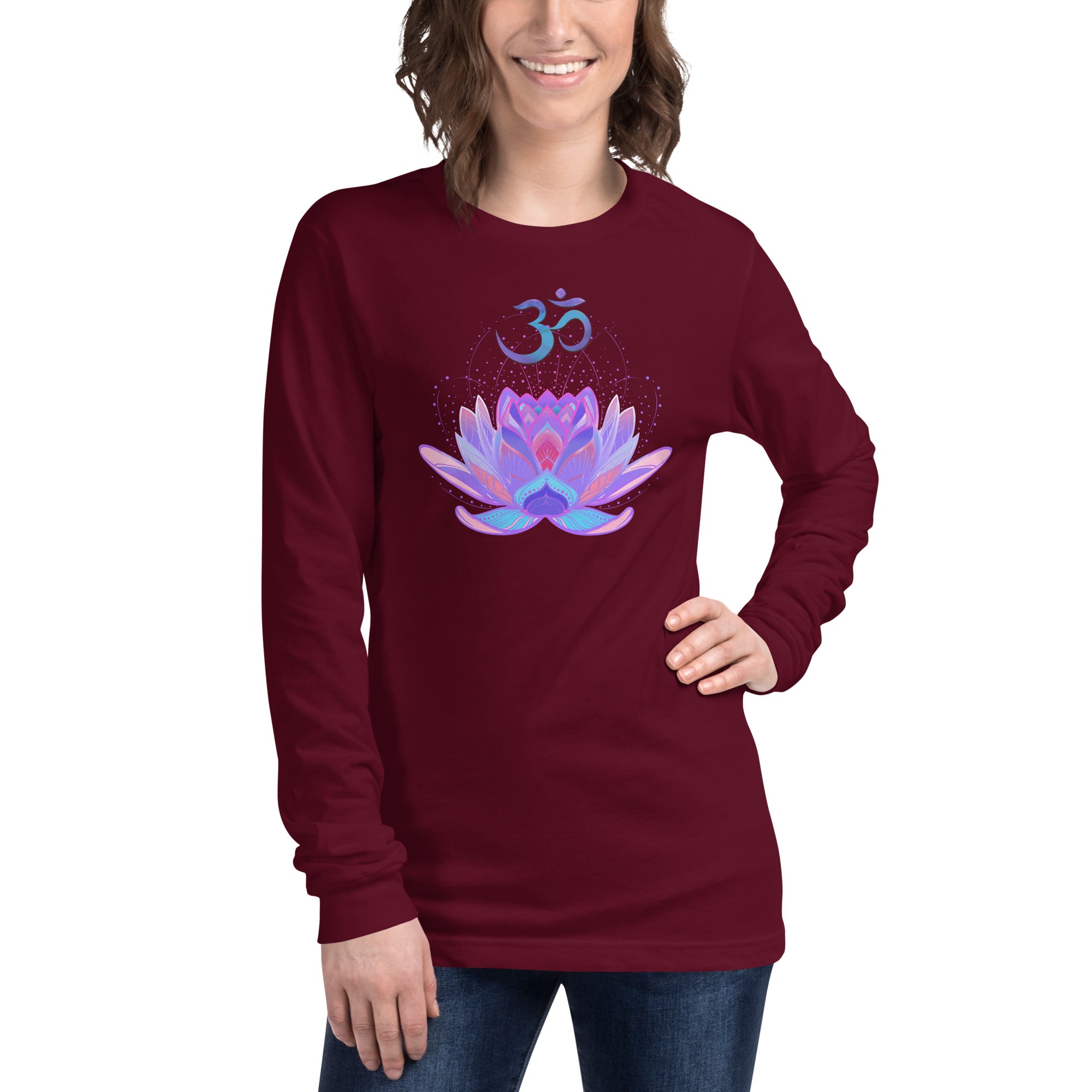 OM Lotus Long Sleeve Tee