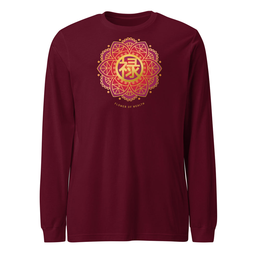 FLOWER OF WEALTH with long sleeves