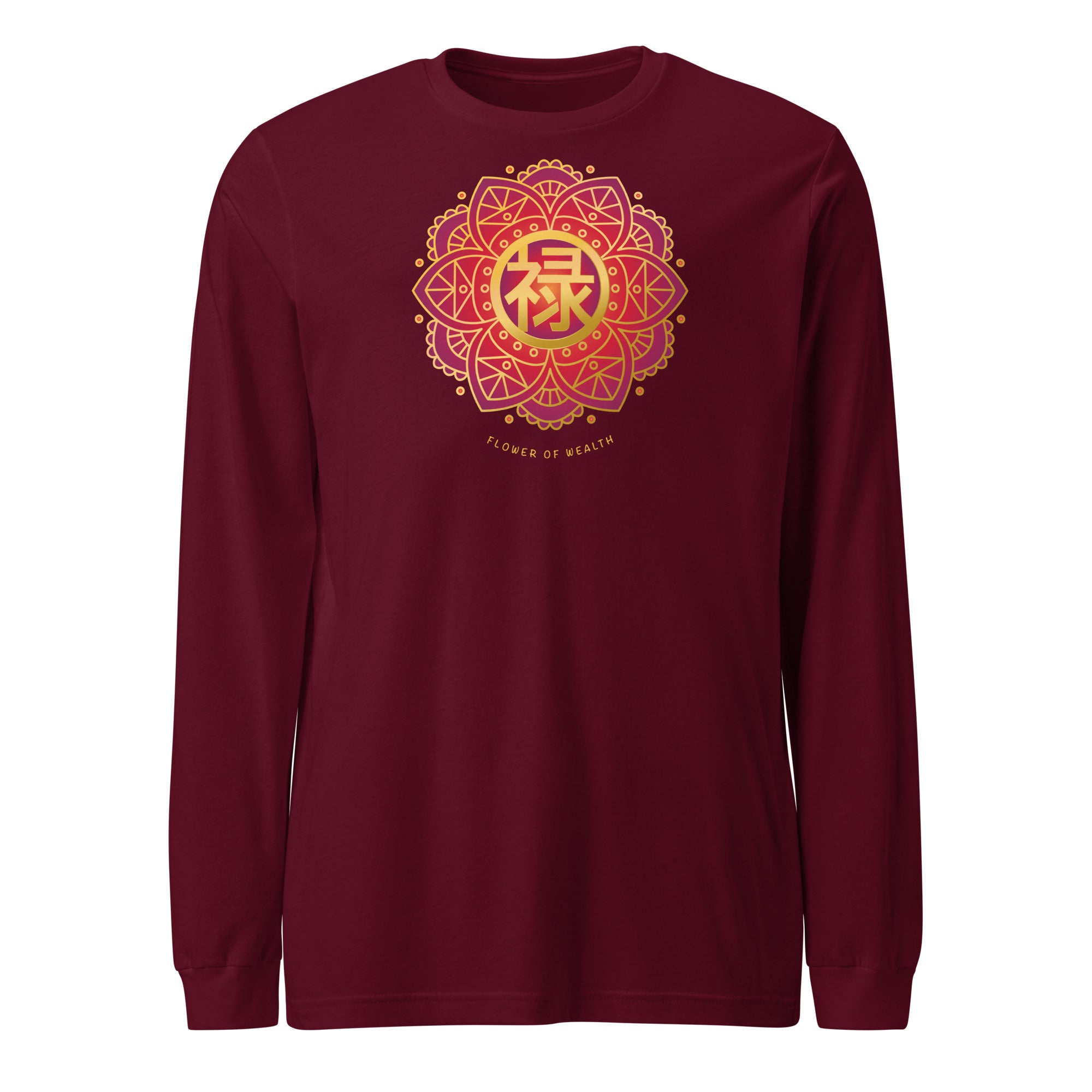 FLOWER OF WEALTH with long sleeves