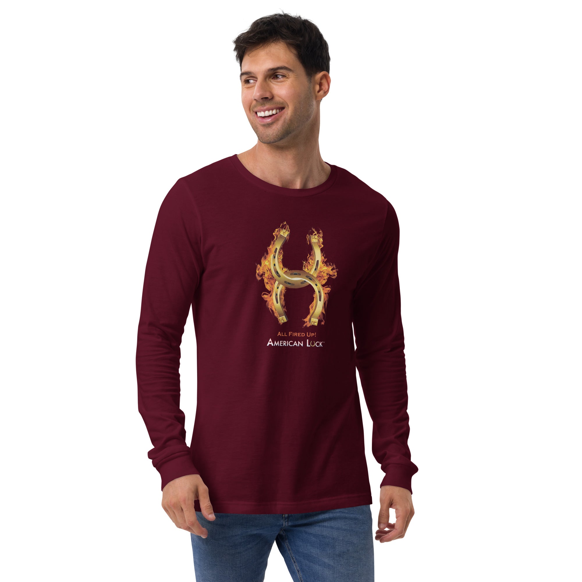 AMERICAN LUCK Unisex Long Sleeve Tee