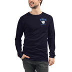 MAZEL FLUSH WITH LUCK Unisex Long Sleeve Tee (2 sides)