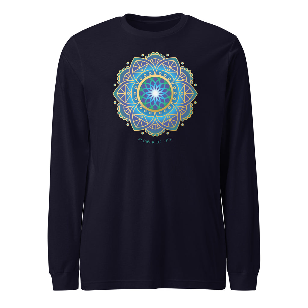 FLOWER OF LIFE - Long Sleeve Tee for Women