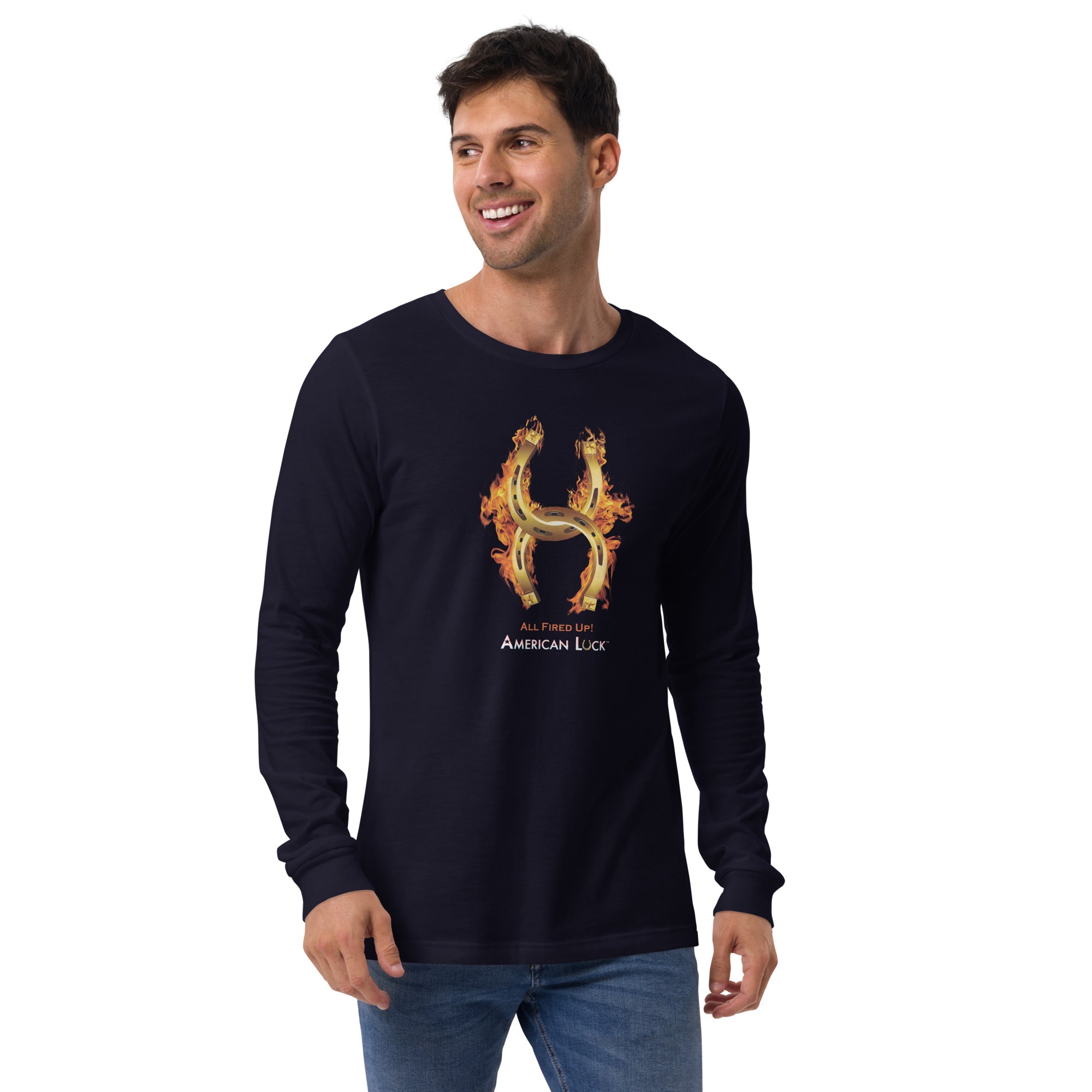 AMERICAN LUCK Unisex Long Sleeve Tee