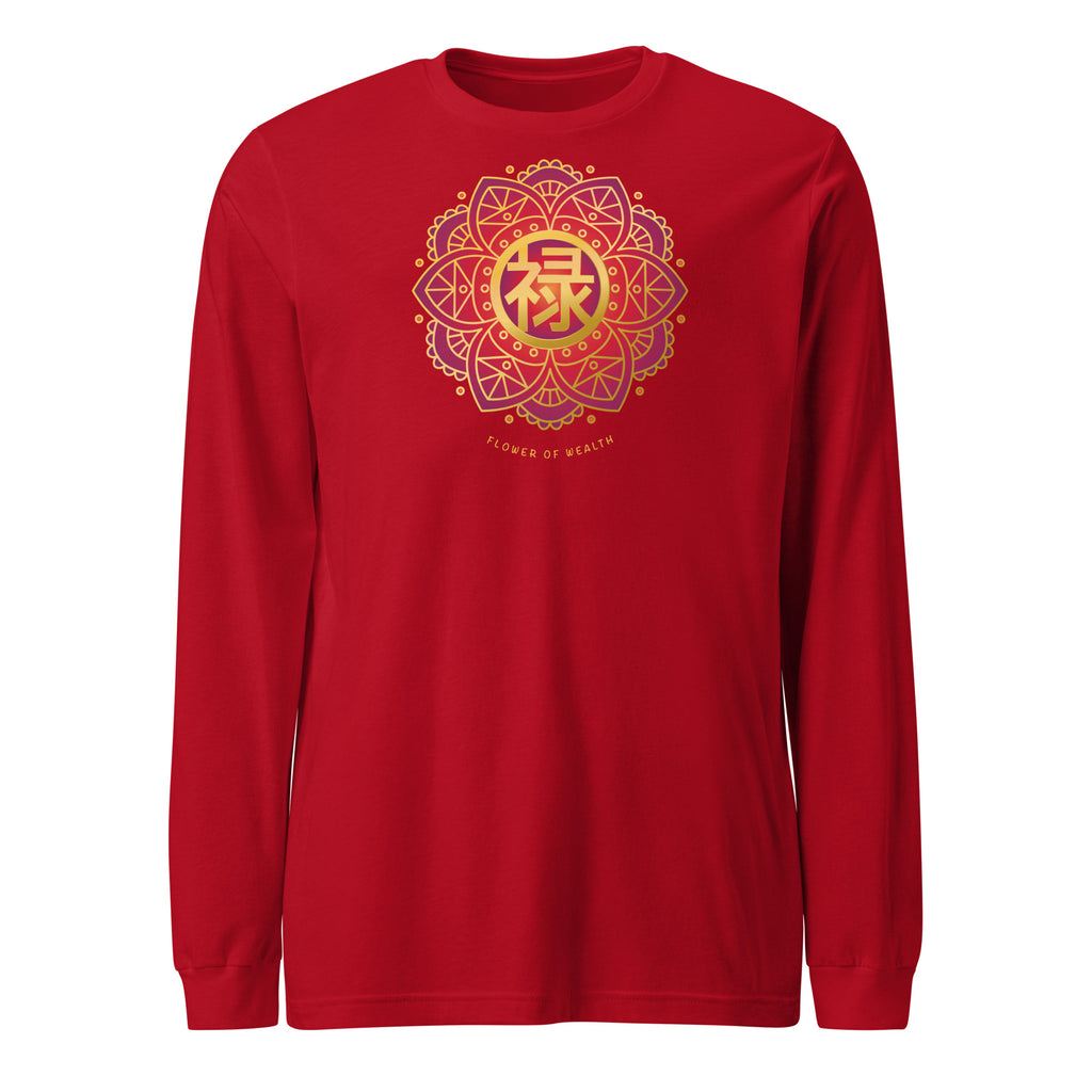 FLOWER OF WEALTH with long sleeves