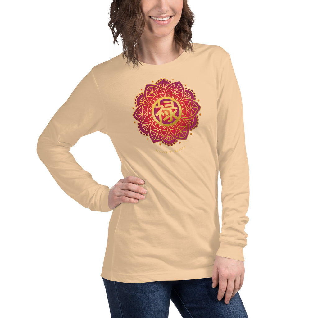 FLOWER OF WEALTH with long sleeves
