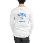 MAZEL FLUSH WITH LUCK Unisex Long Sleeve Tee (2 sides)