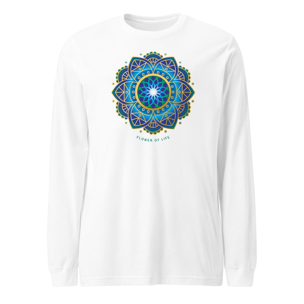FLOWER OF LIFE - Long Sleeve Tee for Women