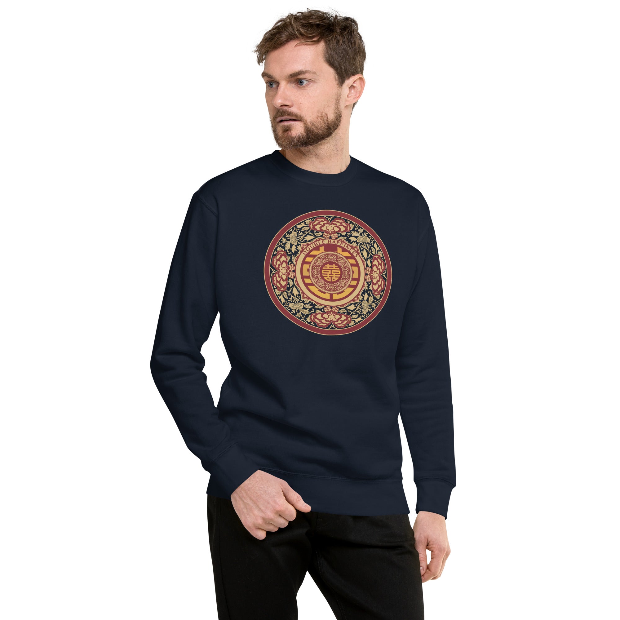 DOUBLE HAPPINESS - Premium Unisex Fleece Pullover