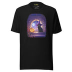 Wizard Kitten on All Hallows Eve - Unisex Tee
