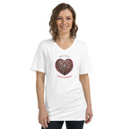 MILAGROS Short Sleeve V-Neck T-Shirt