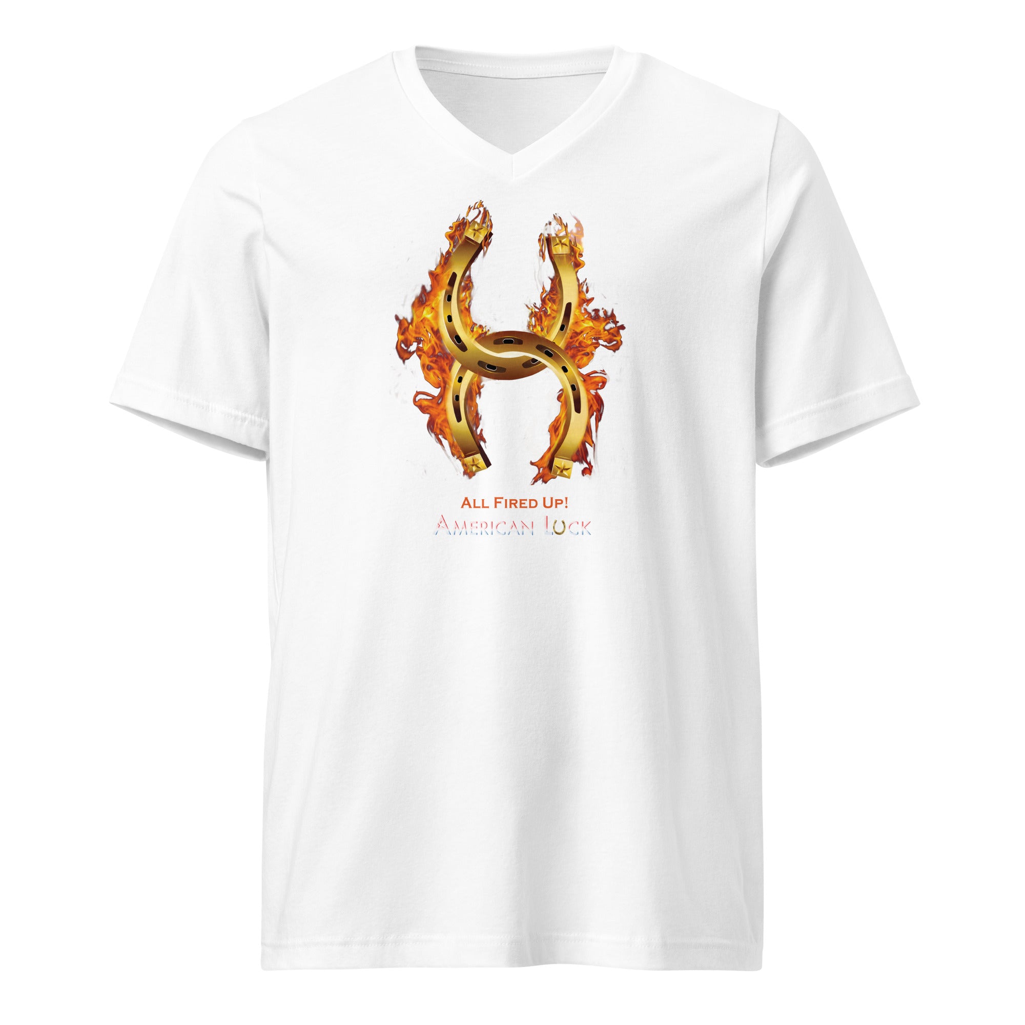 AMERICAN LUCK Unisex V-Neck