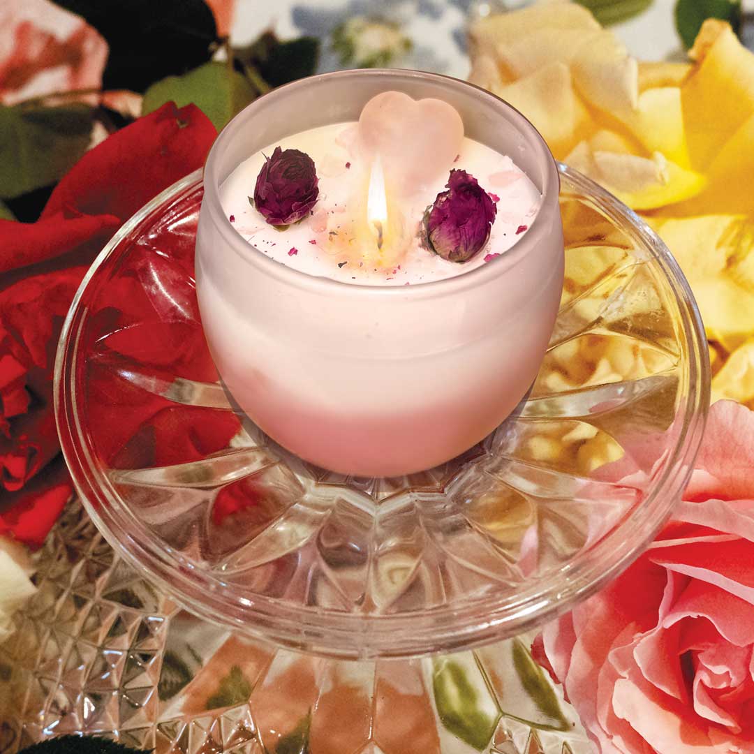 Vanilla Rose LOVE mini Magick Candle