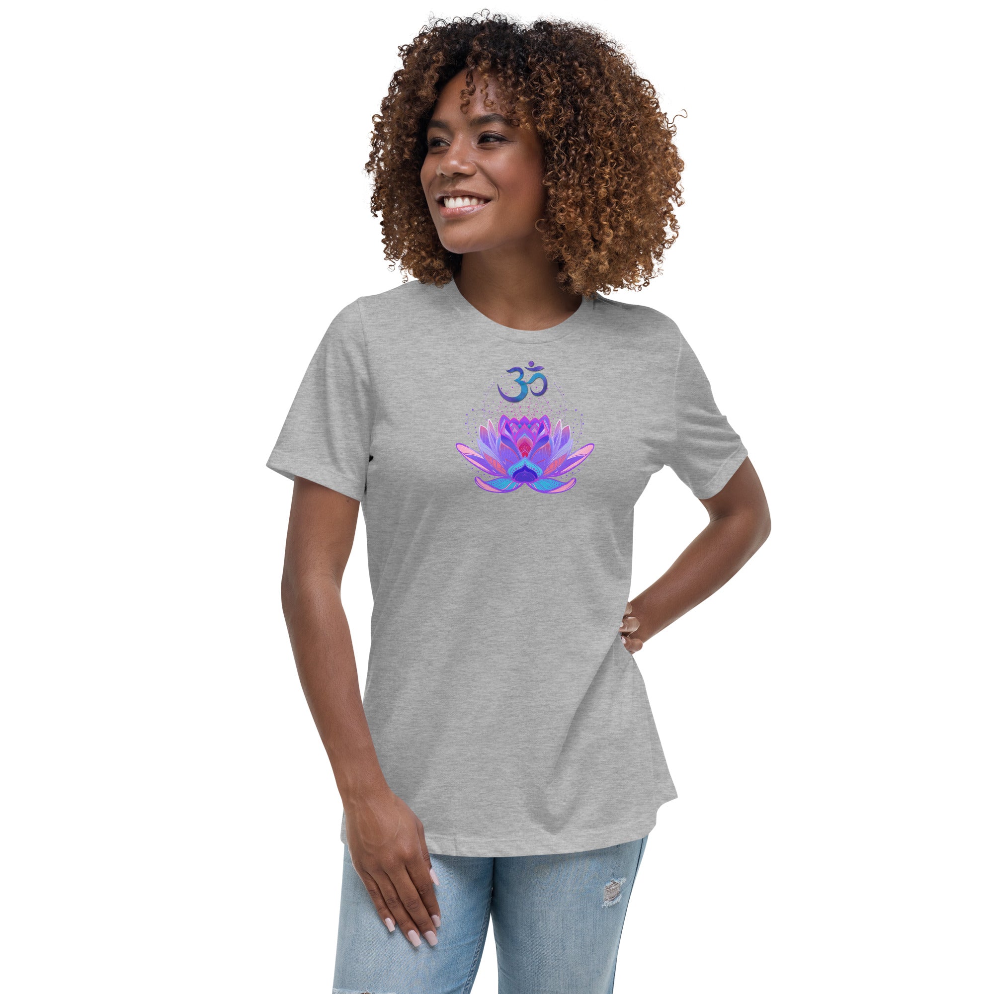 OM LOTUS Women's Relaxed Tee