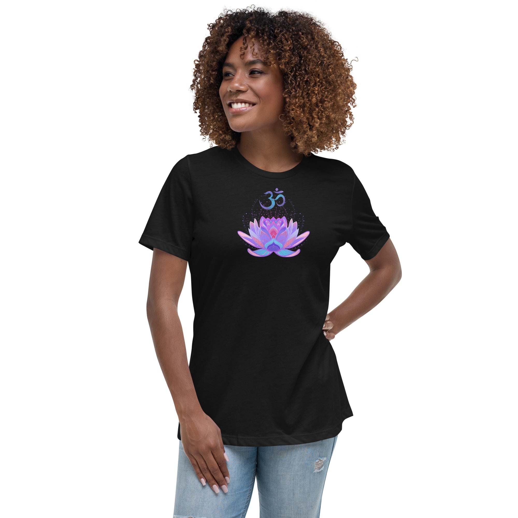 OM LOTUS Women's Relaxed Tee