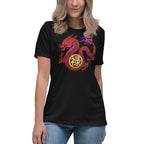 DRAGON OF WEALTH Women's Relaxed Tee