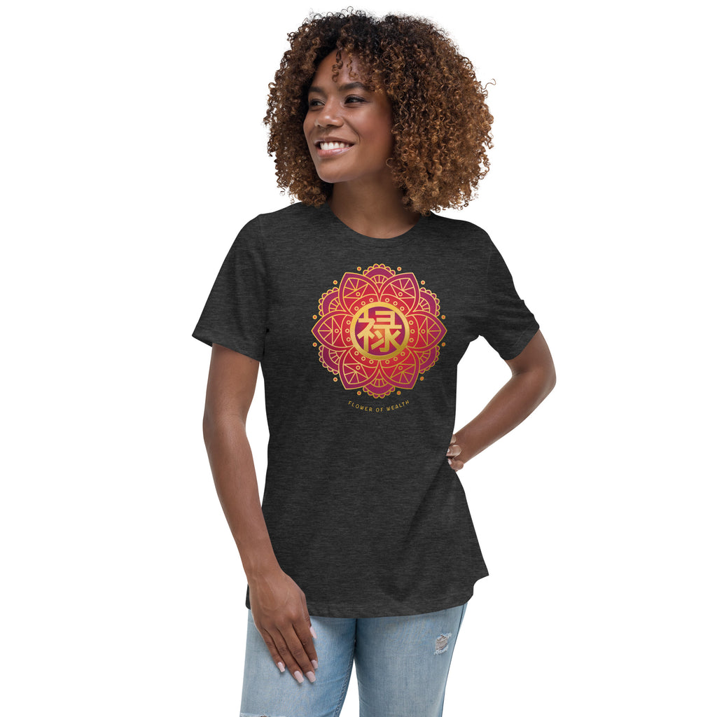 FLOWER OF WEALTH - Relaxed Tee for Women
