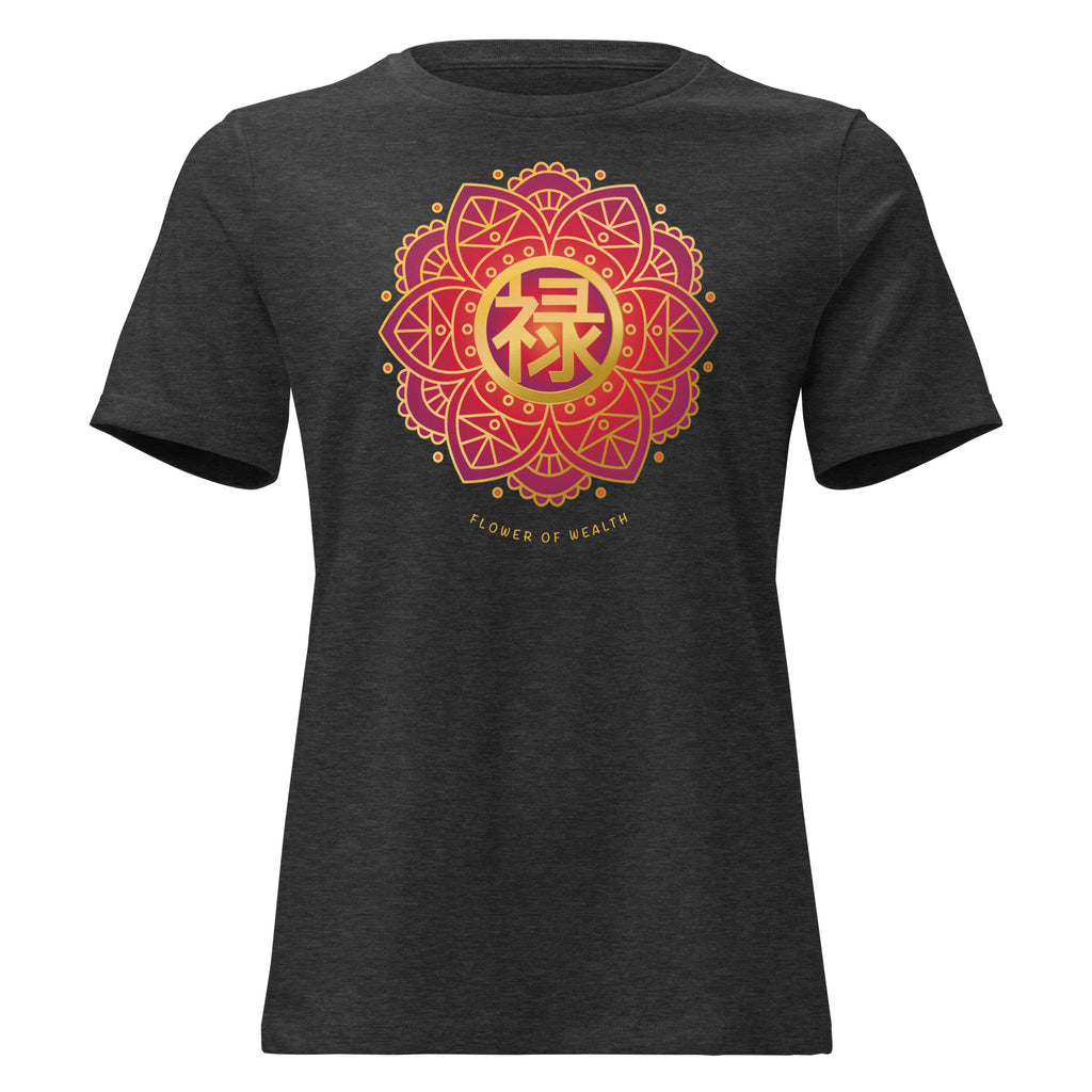 FLOWER OF WEALTH - Relaxed Tee for Women