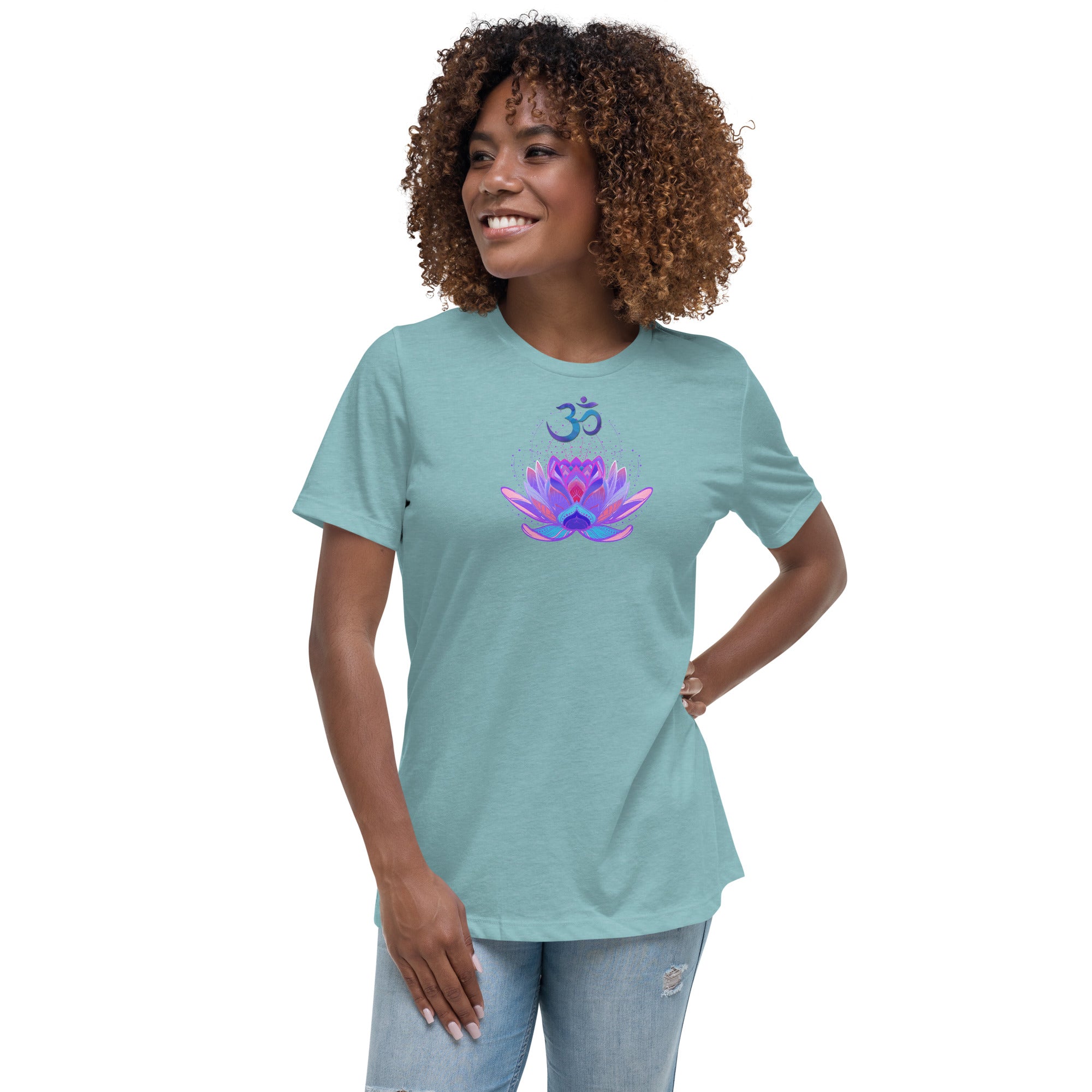 OM LOTUS Women's Relaxed Tee