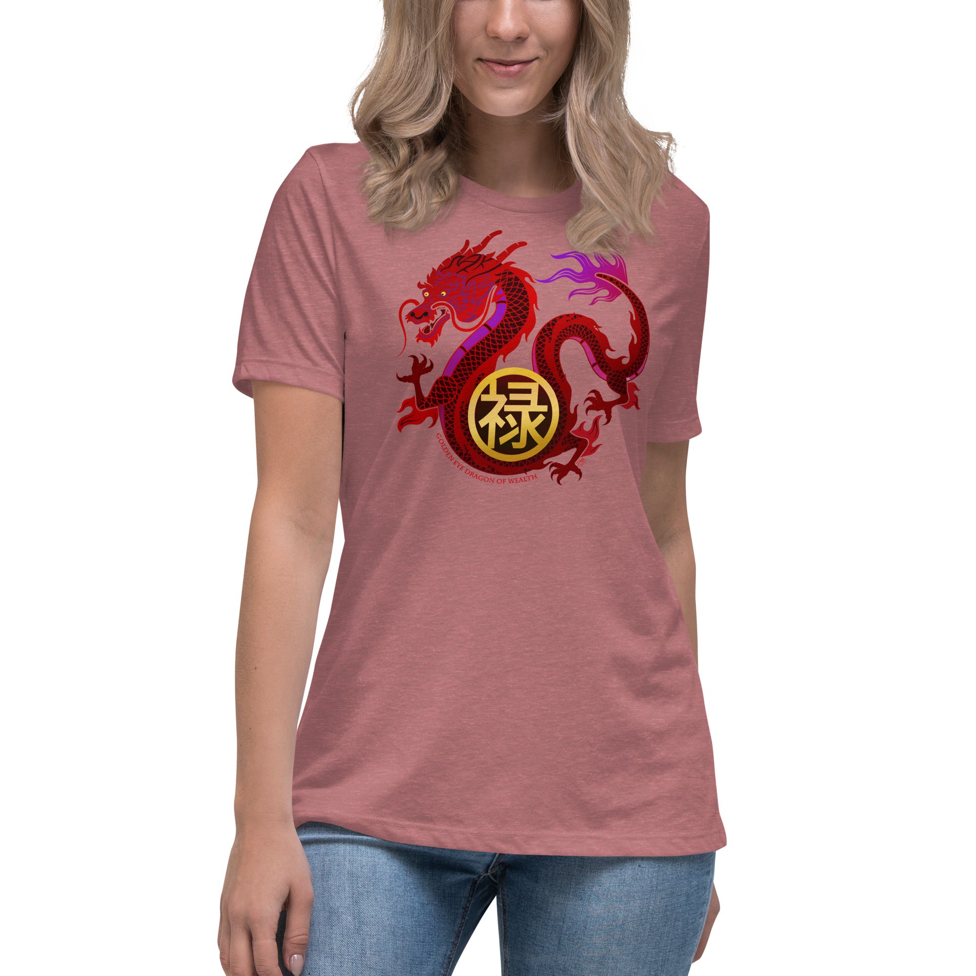 DRAGON OF WEALTH Women's Relaxed Tee