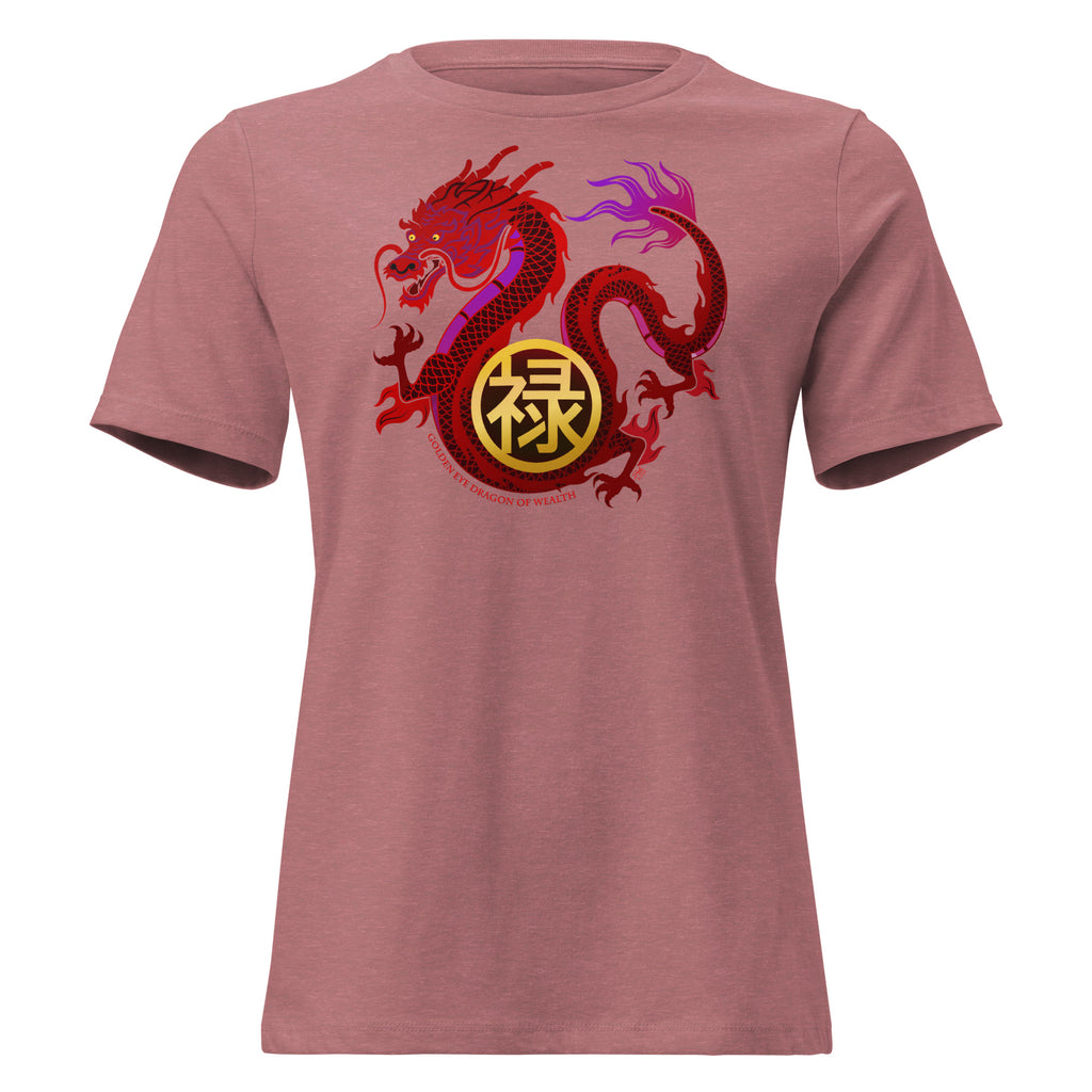 DRAGON OF WEALTH Women's Relaxed Tee