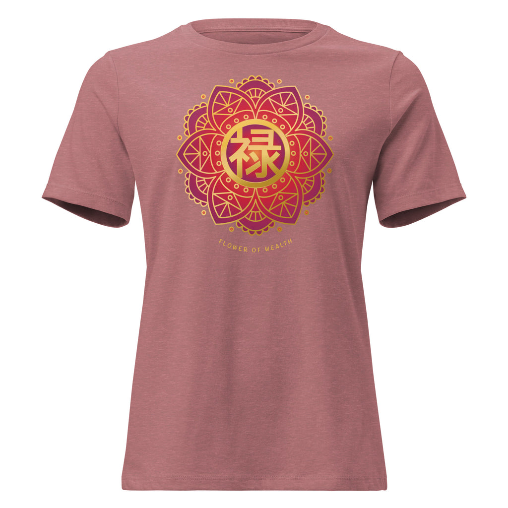 FLOWER OF WEALTH - Relaxed Tee for Women