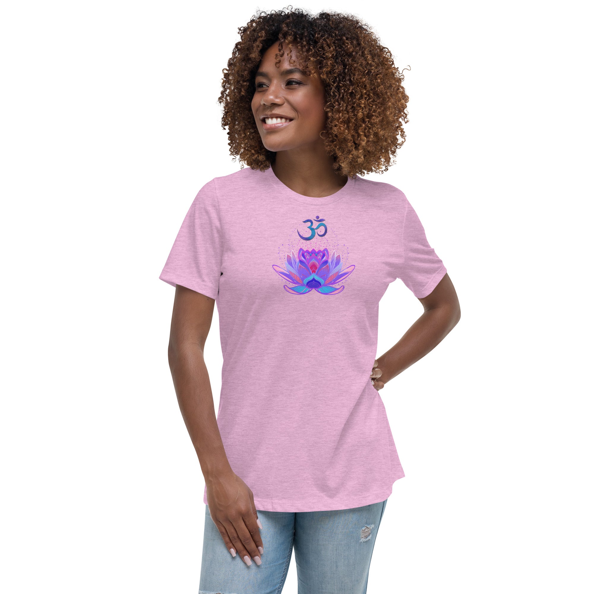 OM LOTUS Women's Relaxed Tee