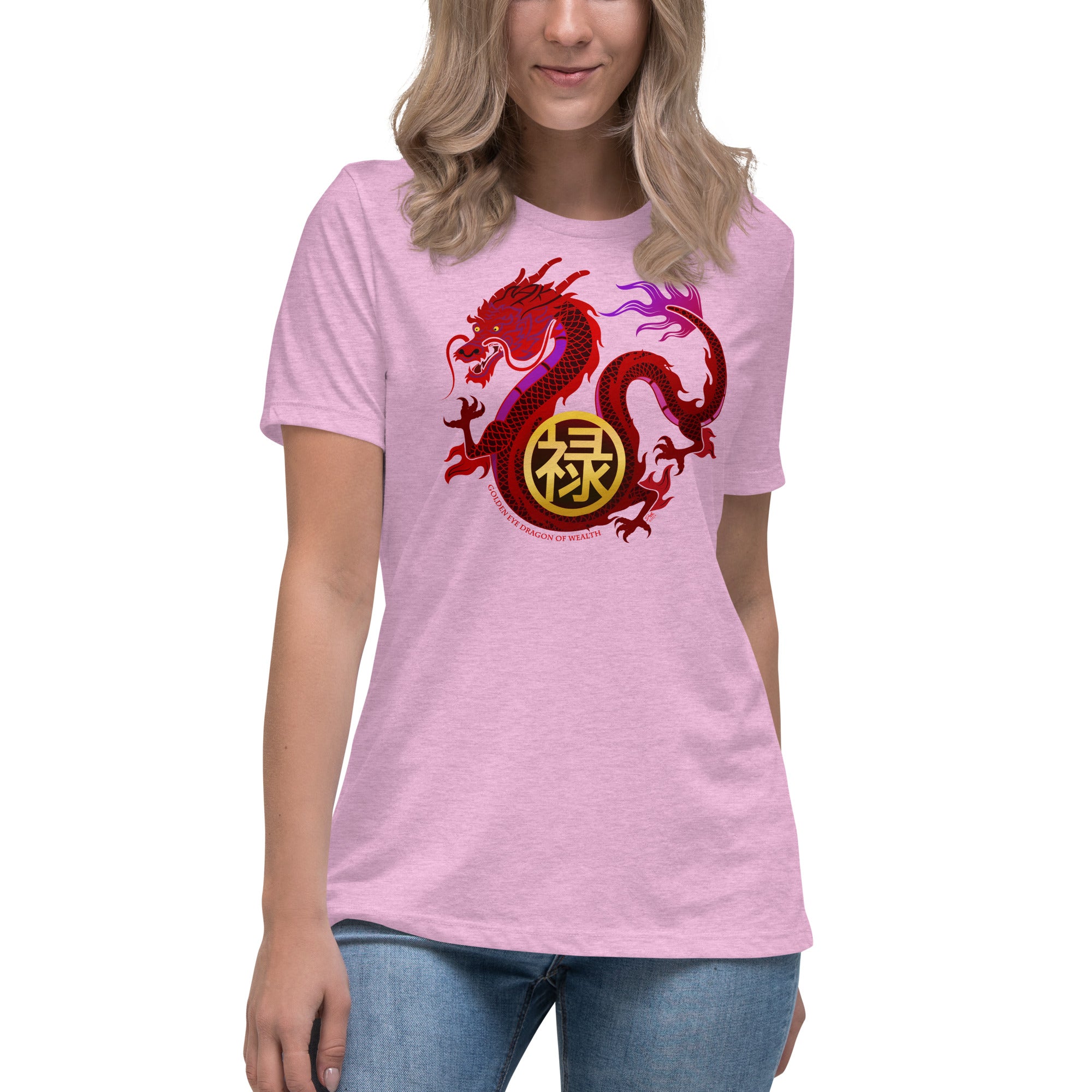 DRAGON OF WEALTH Women's Relaxed Tee