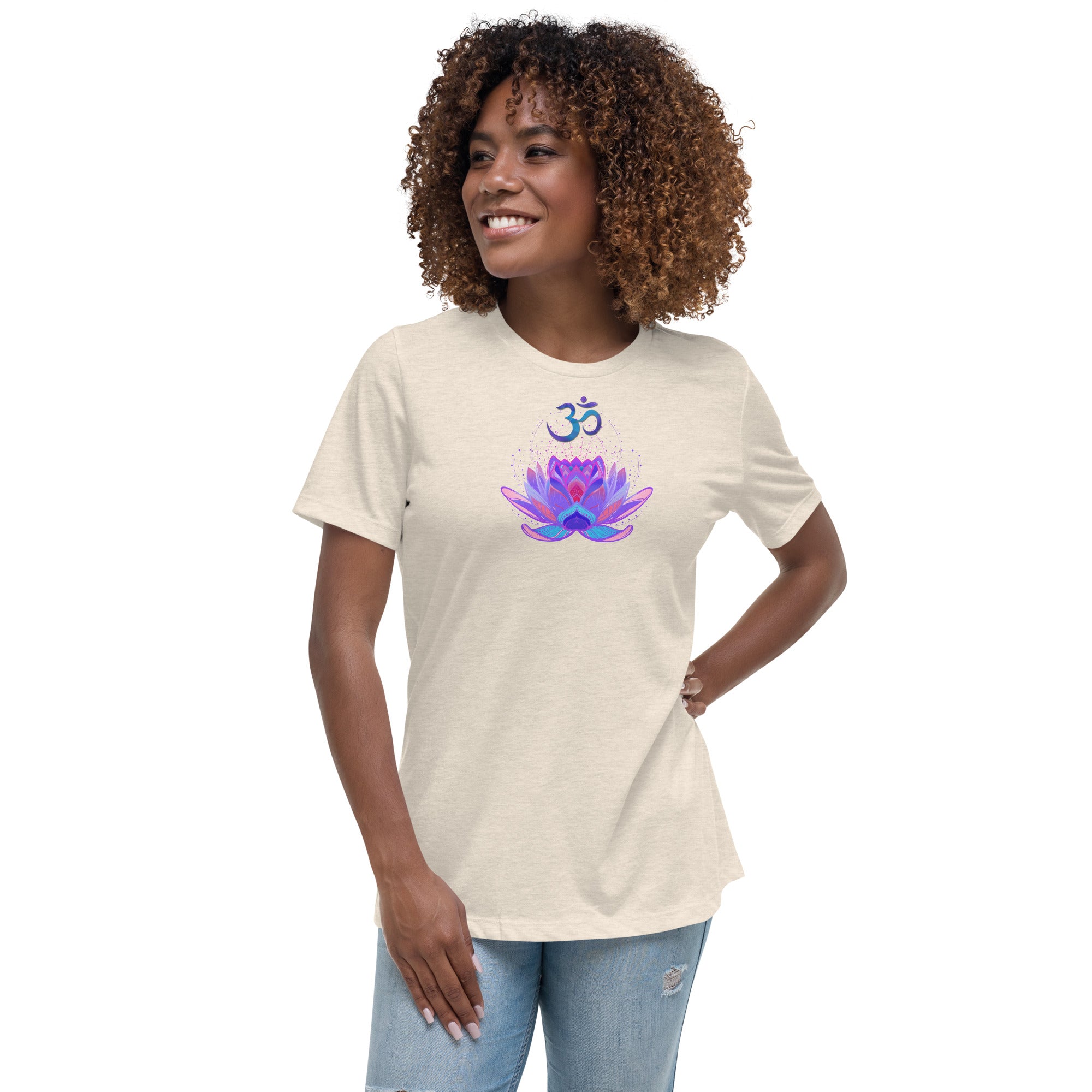 OM LOTUS Women's Relaxed Tee