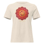 FLOWER OF WEALTH - Relaxed Tee for Women