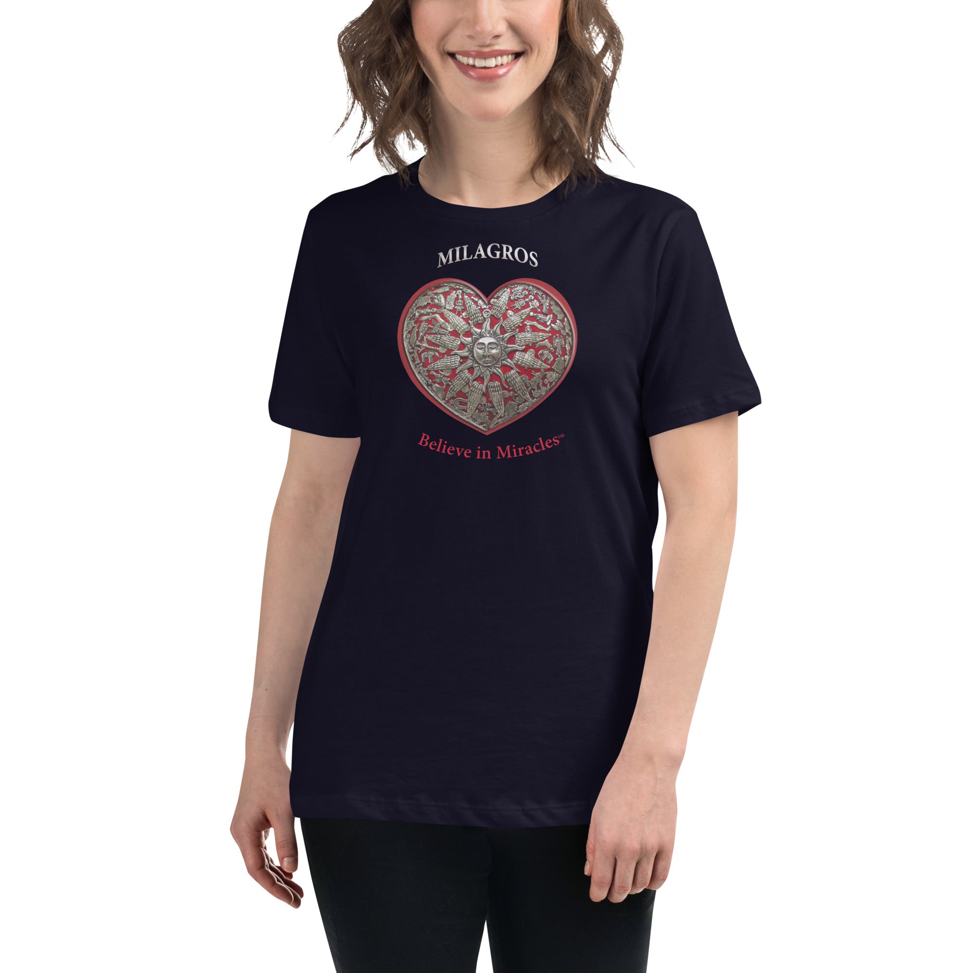 MILAGROS-Believe in Miracles relaxed Tee for Women